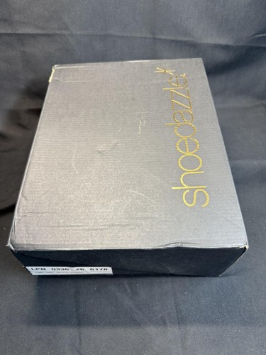 Zapatos ShoeDazzle Charli para mujer talla 7,5 plataforma tacones zapatos de salón cambray reciclado - Imagen 11 de 11
