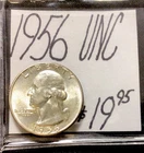 1956 Washington Silver Quarter UNC! ENN Coins