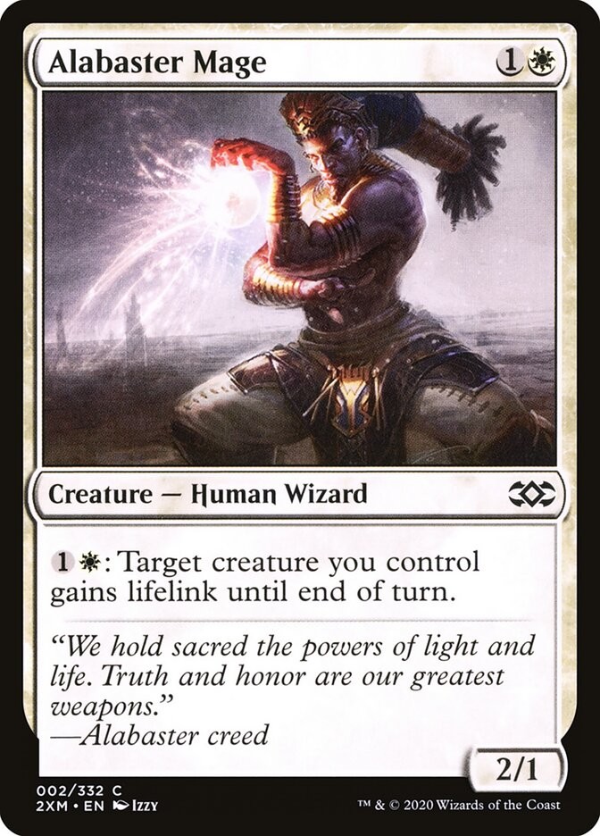 Alabaster Mage (002) Double Masters 2XM MTG Magic