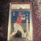 2020 Topps Chrome Ben Baller Shohei Ohtani #21 Blue Refractor /75 PSA 10