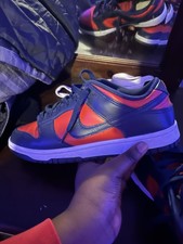 Nike Dunk Men s Low Top Leather Lace-Up Sneak...