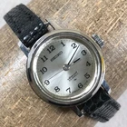 Vintage Seiko Women 1144-0070 Special Leather Mechanical Wind 21mm Watch 5 3/4"