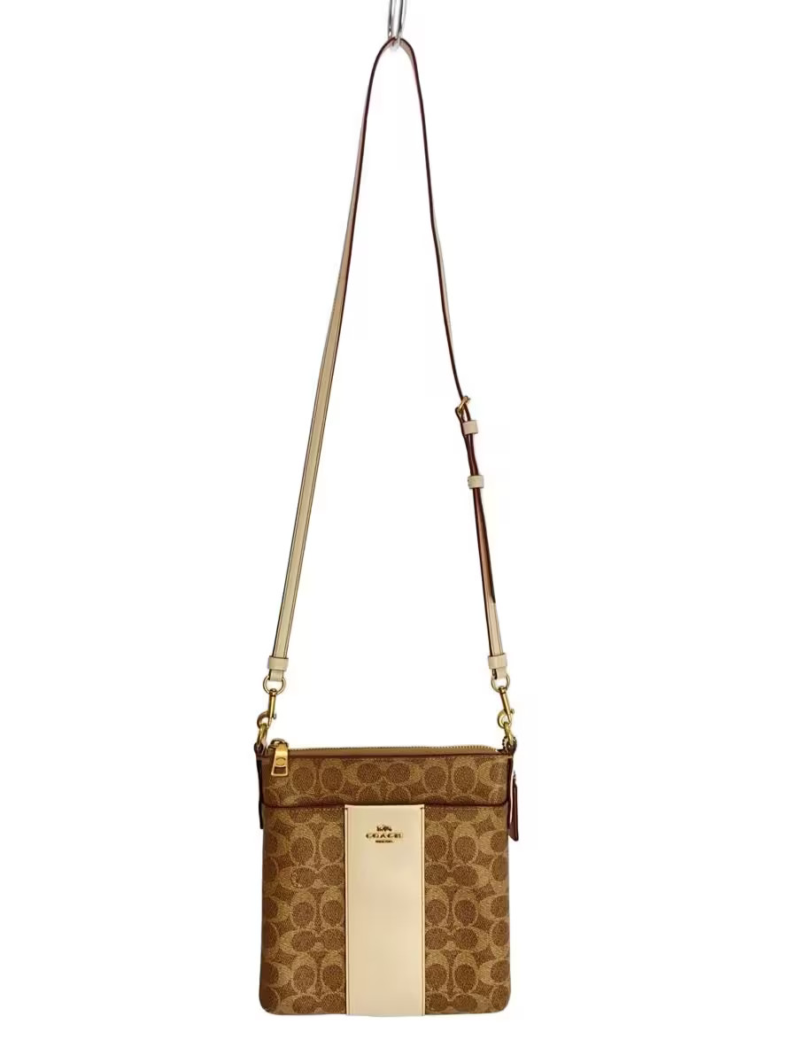 COACH shoulder bag in leather, plain blue