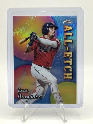 Jose Ramirez 2024 Topps Chrome #CAE-17 Chrome All-Etch Cleveland Guardians