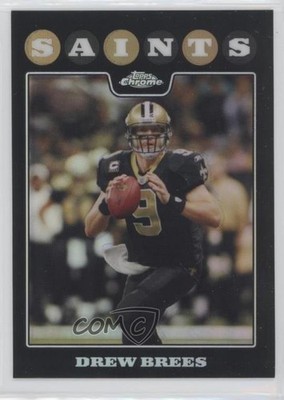 2008 Topps Chrome Refractor Drew Brees #TC1 HOF 6m1