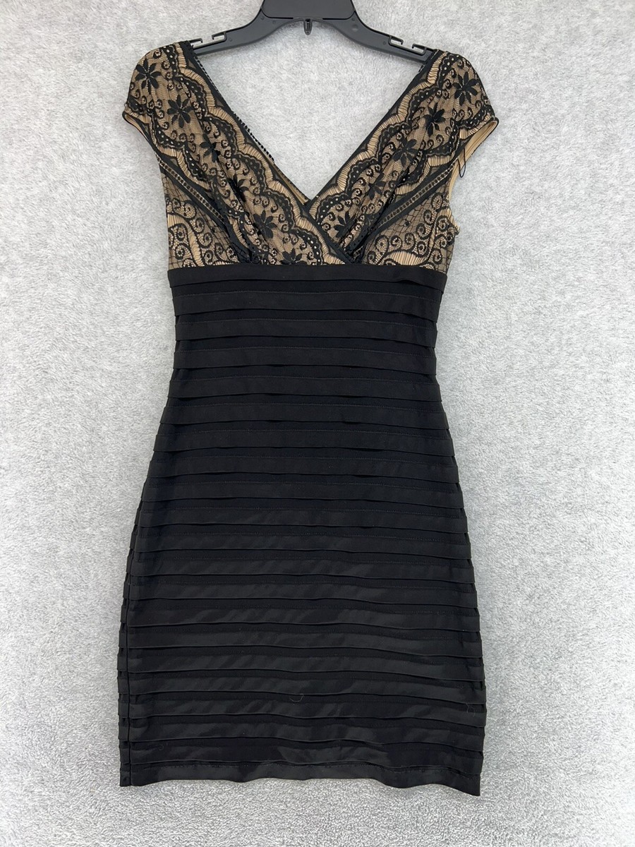 adrianna papell women's v neck lace embroidery dress Amazon.com: Adrianna Papell Women's Lace Embroidered Dress