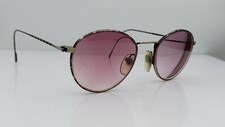 Vintage Oscar Studio 3 Brown Metal Oval Sunglasses FRAMES ONLY
