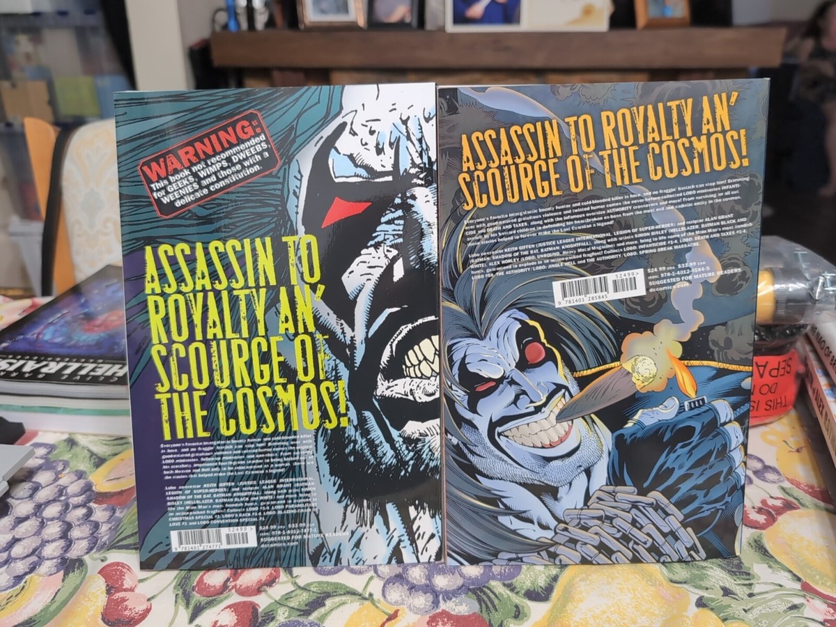 Lobo by Keith Giffen & Alan Grant vol 1 + 2 lot SIGNED by Simon