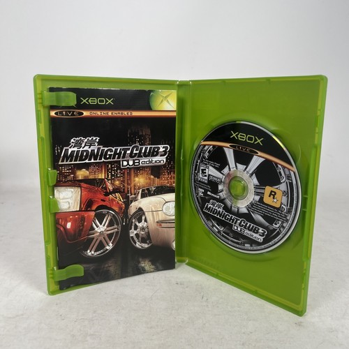 Midnight Club 3: DUB Edition (Microsoft Xbox, 2005) CIB NEEDS REPAIR - Picture 2 of 5
