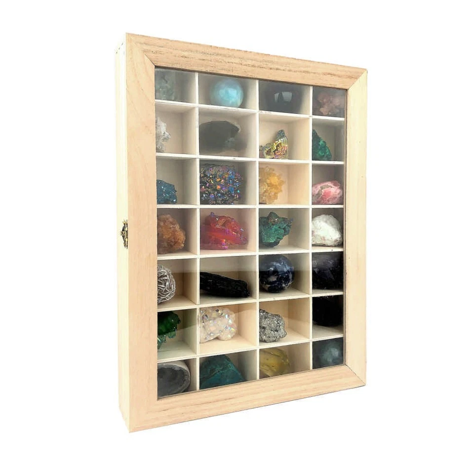 Setzkasten | Sammelkasten aus Echtholz ideal zum Sammeln und Dekorieren - Bild 4 von 4