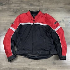 Tour Master Draft Air 2.0 Motorcycle Jacket MENS XL 38 Armor & Liner RED GUC