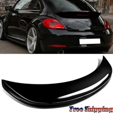 For VW Beetle 2013-2018 Glossy Black Factory Style Rear Trunk Spoiler Wing Lip