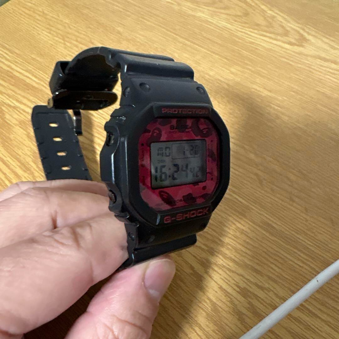 時計 A BATHING APE CASIO G-SHOCK CAMO DW-5600 A Bathing Ape x G-Shock DW-5600E-1 'BAPE CAMO' (Japan) - G
