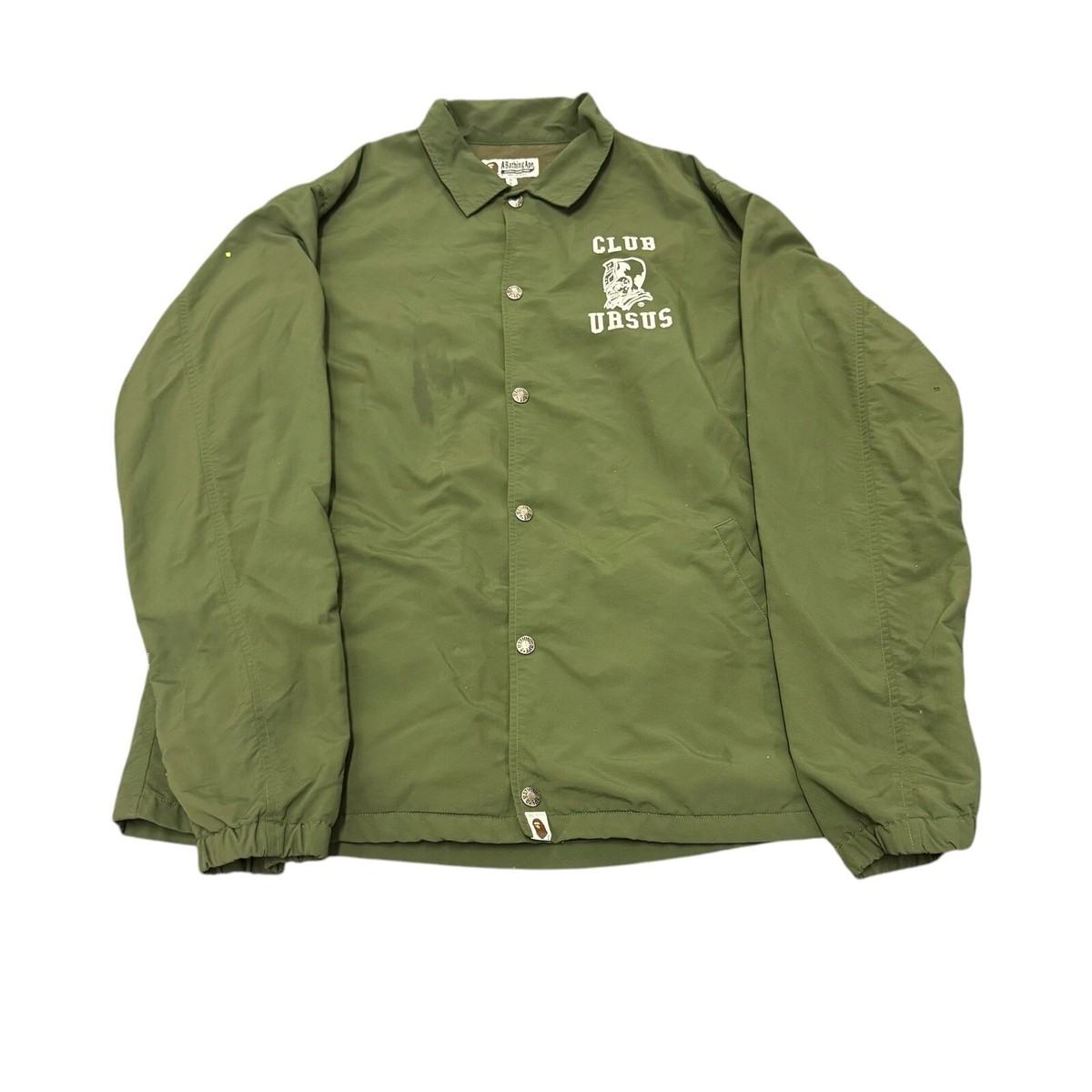 Bathing Ape Club Ursus Coaches Bape Jacket Size XXL | eBay