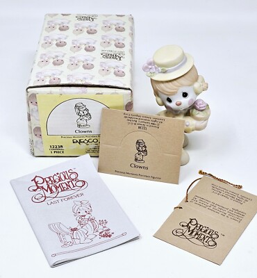 Precious Moments Clowns #12238 VGC 1984 w/tags Signed Enesco