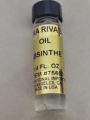 Absinthe - ANNA RIVA OIL - 1/4 OZ   New Unopened Bottle