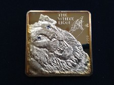 2009 Malawi The White Lion 50 Kwacha with Jewels Silver Art Bar P2523