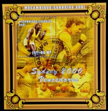 Serena Williams TENNIS STAR SIDNEY 2000 WINNER MOZAMBIQUE SOUVENIR SHEET
