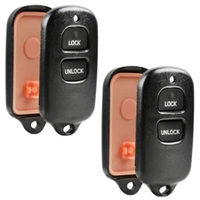 2 Key Fob Remote Shell Case Replacement for Toyota BAB237131-056