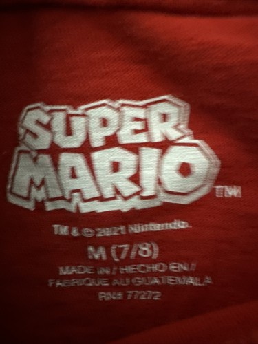 super mario pajamas boys Red/blue Mario Characters Logo Top/bottom Set BX12 - Picture 3 of 8