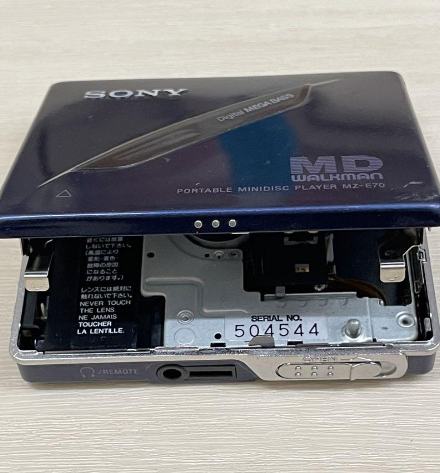 sony MDプレイヤー　MZ-E70 Sony MZ-E70 Walkman Minidisc Player Portable MD Audio Music