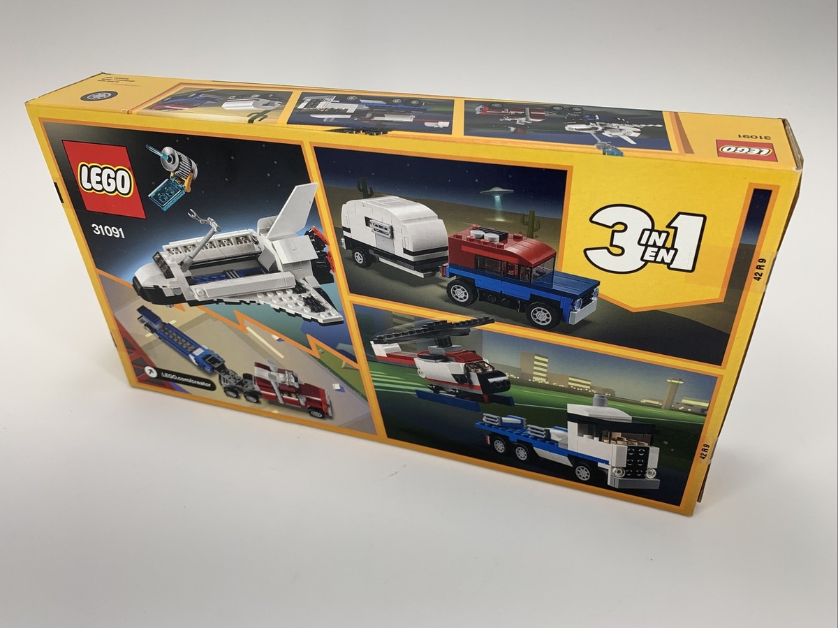 LEGO Creator 3in1 SHUTTLE TRANSPORT 31091 Building Kit New