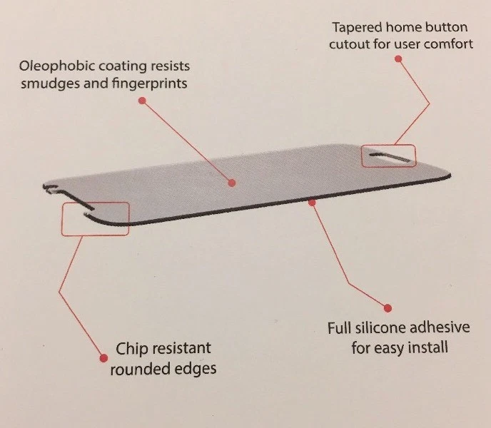 Protector de pantalla de vidrio templado ZNITRO para Samsung Galaxy S9, adhesivo completo, transparente Foto 4 de 4