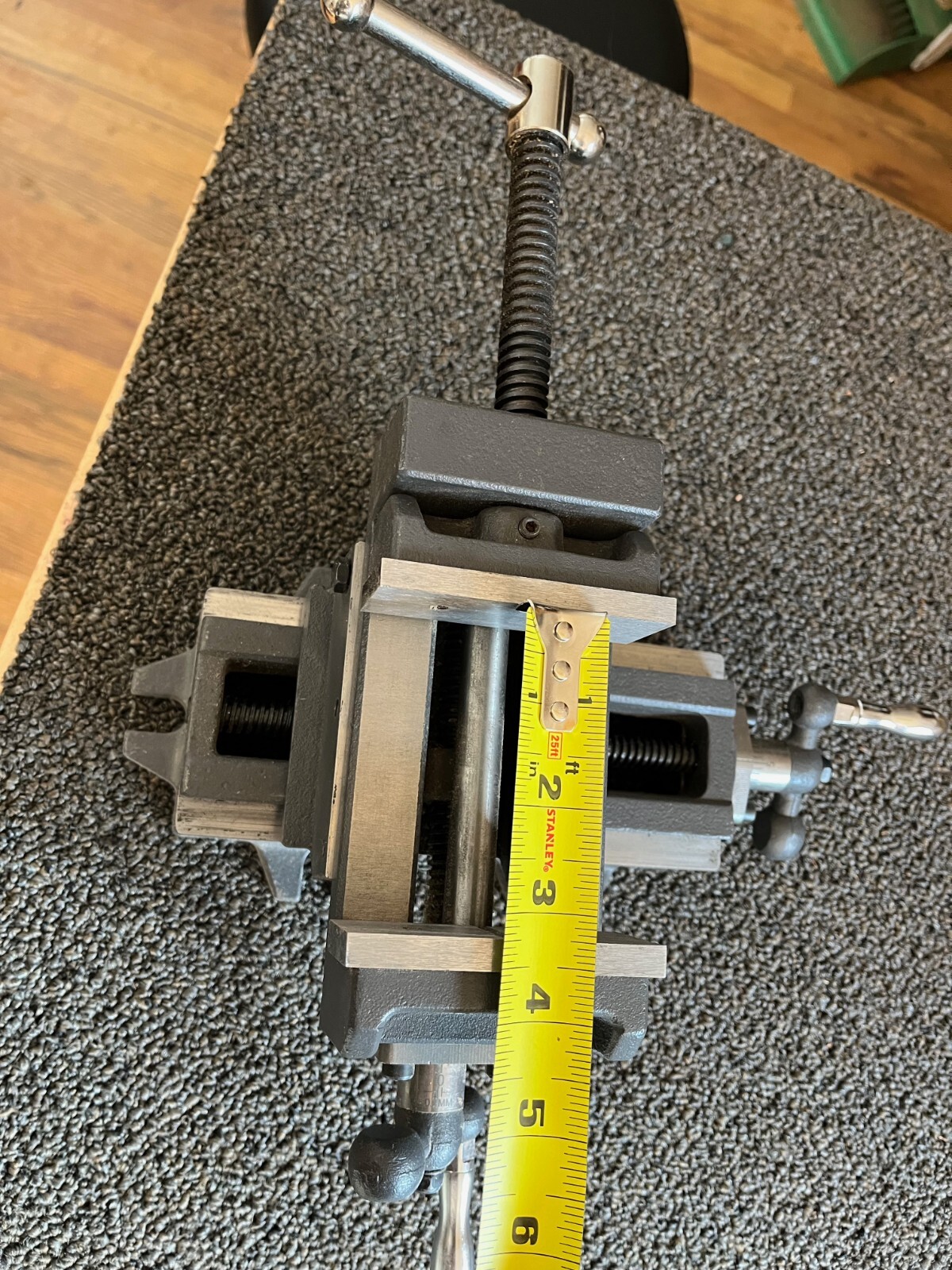 Lot of two Vices Wen 3.25" Cross Slide Vice and Bessey 4" Drill Press