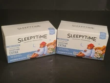 (LOT OF 2) Celestial Seasonings Sleepytime Extra Wellness Herbal Tea Bags 20 Cou