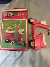 Vintage Mattel Barbie Star Cycle Scooter with Original Box