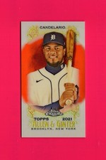 2021 Topps Allen & Ginter Mini Chrome Orange Ref. #216 Jeimer Candelario 03/25