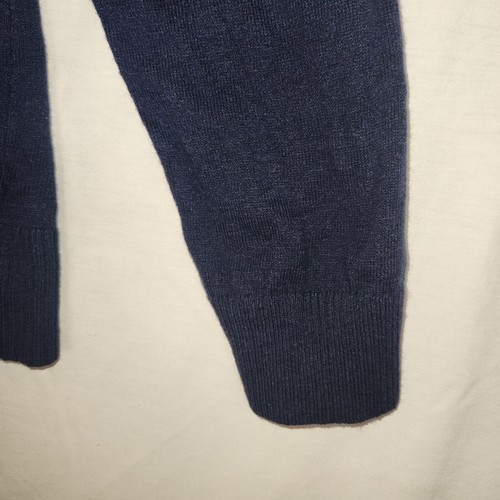 Cardigan donna GAP blu navy classico senza tempo cotone con bottoni taglia XL - Foto 3 di 7