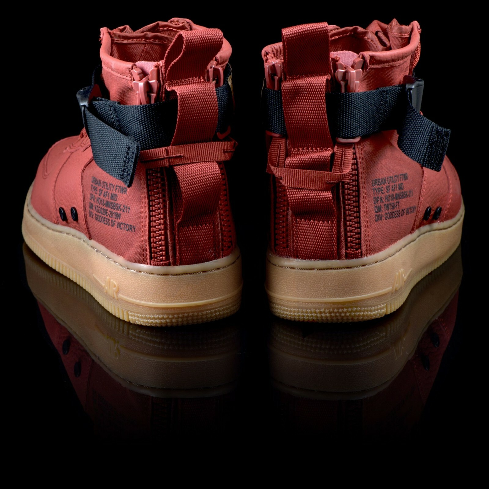 nike sf air force 1 mid dune red