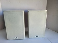 Rare White NHT Super Zero Bookshelf Speakers