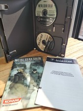 Metal Gear Solid The Twin Snakes Nintendo GameCube 2004 WITH MANUAL Clean Discs