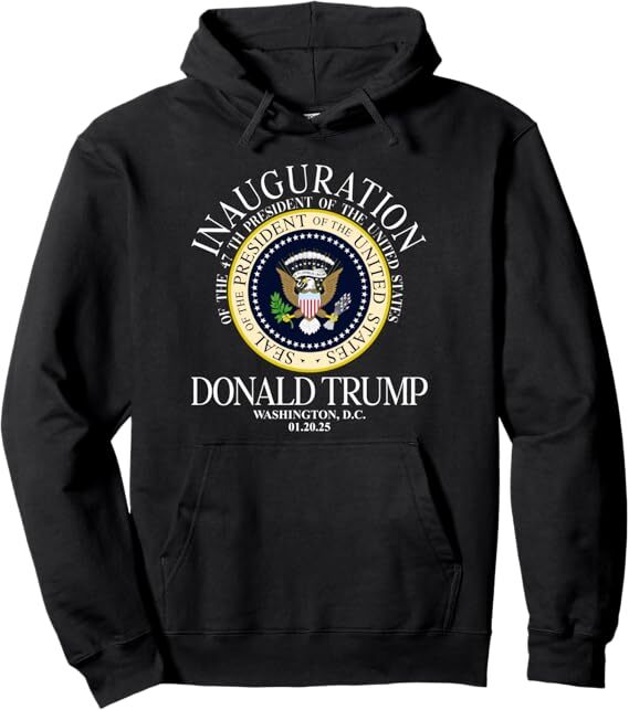 Trump 2025 Inauguration Day 47th President Pullover Hoodie