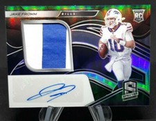 2020 Jake Fromm Spectra 54/99 RPA 2 color Rookie Auto Patch 