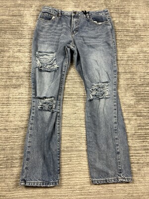 Rue 21 Jeans Womens 14 Blue Medium Wash Cotton Blend