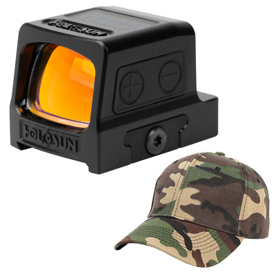 Holosun HE509T-RD X2 Enclosed Multi-Reticle Red Dot Sight w/ Free CF Hat Bundle