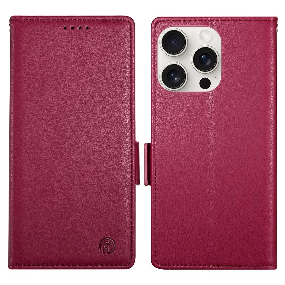Luxury Magnetic Leather Flip Wallet Case for iPhone 11 12 13 14 15 Pro