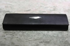 Locman Boîte À Montre En Cuir Noir Carnet Livret Garantie Neuf