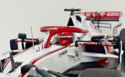 Model Car 1:18 MINICHAMPS F1 Alfa Romeo C41 Kimi Raikkonen Gp Bahrain 2021 - Picture 7 of 12