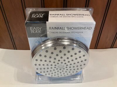 Easy Home 6'' Rainfall Showerhead 2.0 GPM Max / Shower Head Rust Resistant