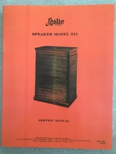 Leslie Speaker Information: 251 (1974) 330, HL722, 740, 760, 770/760, 860, 950