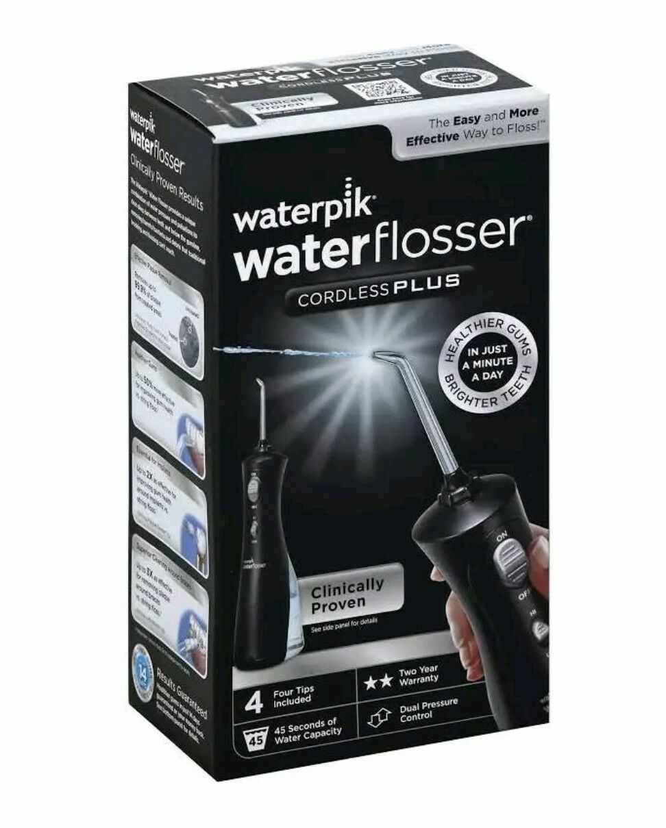 WaterPik Waterflosser Cordless Plus Satin BlackGOOD eBay