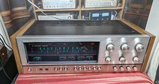 Kenwood KR-8340 two - Four channel receiver. Classic silver face unit with wood