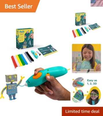 Ultimate Child-Safe 3D Pen Set with Accessories - Perfect for Creative Learning