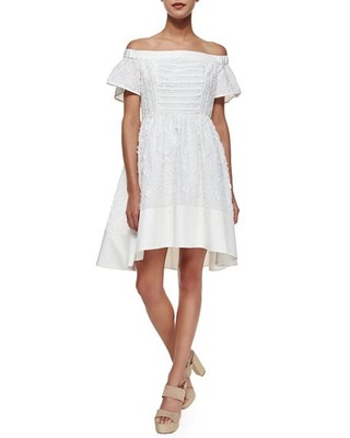 tibi white dress