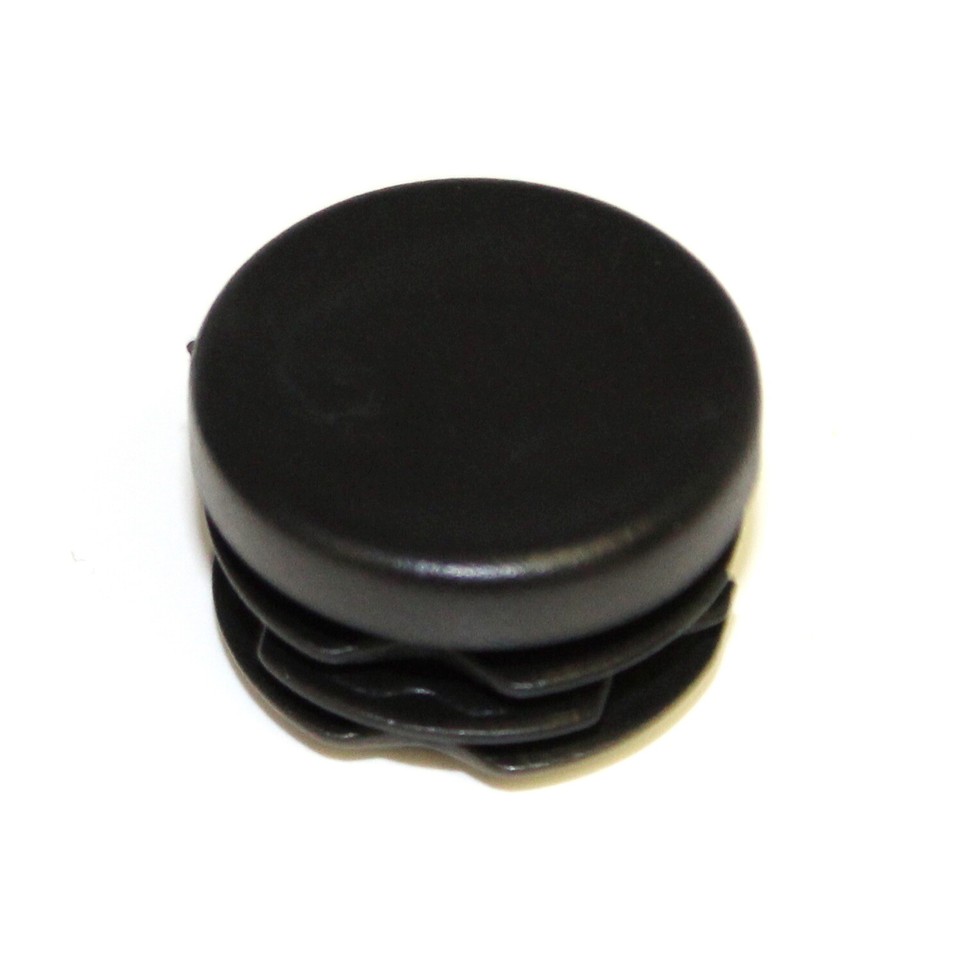 1.5 Inch Round Plastic Tube End Caps - 4 Pack Black Hole Plug Chair Glide Fitting