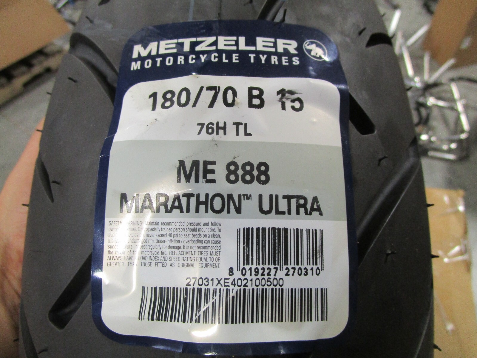 Metzeler ME888 REAR Tire 180/70B15 76H 03060545 for sale online | eBay
